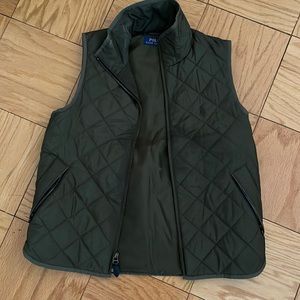 polo ralph lauren green vest